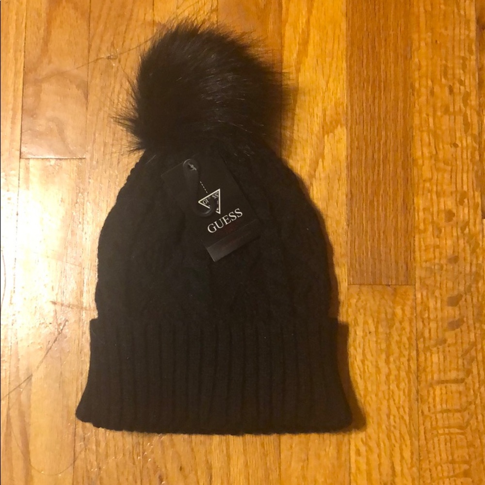Black Guess Beanie